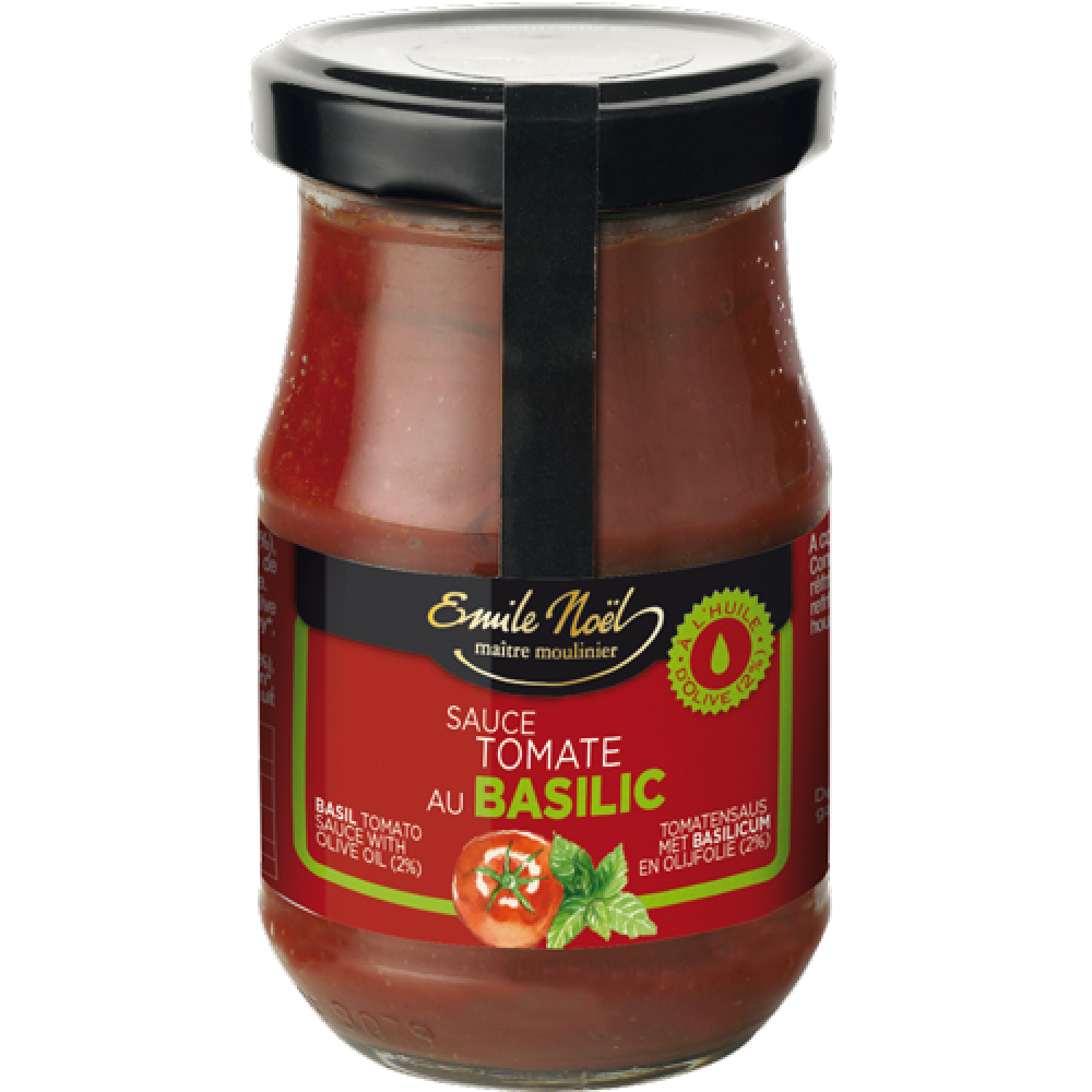 Sauce tomates basilic huile d'olive bio 190g Condiment Course en