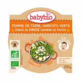 Menu pommes de terre, haricots verts, dinde dès 12 mois