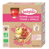 Gourde pomme fraise vanille - dès 12 mois