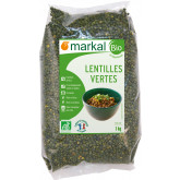 Lentilles vertes bio 1kg