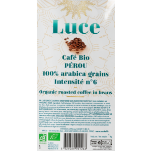 Café 100% arabica grains bio - 1kg