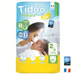 Couche tidoo T2 3/6Kg x31