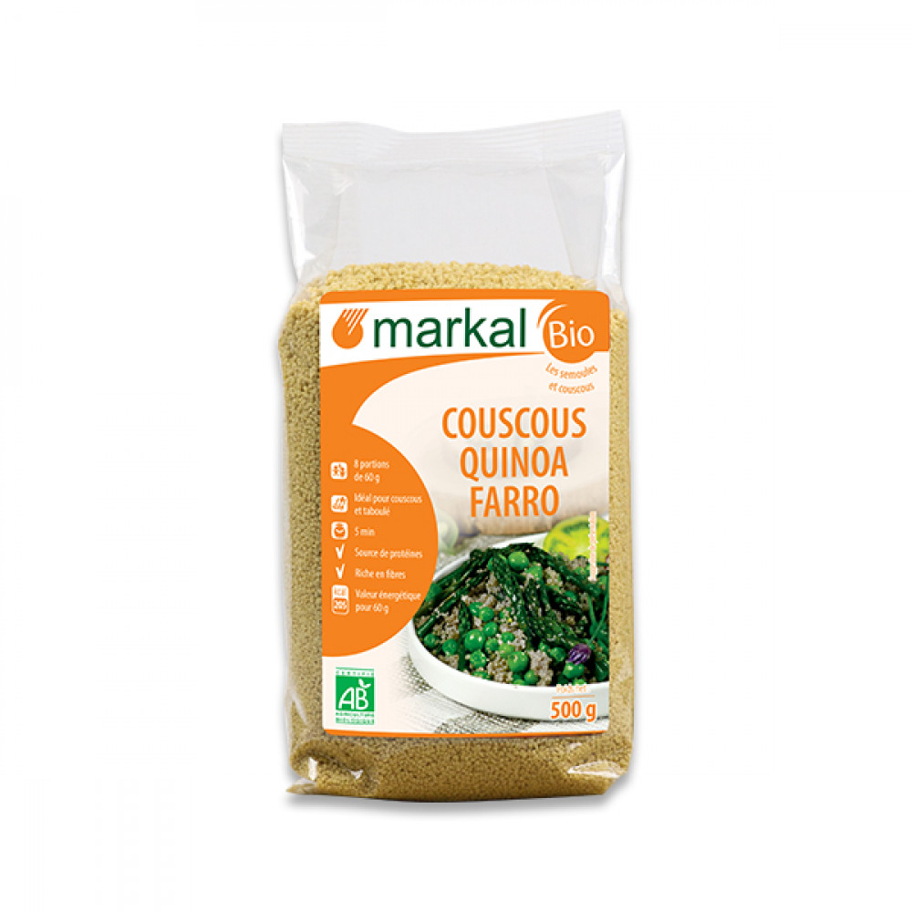 Couscous quinoa farro 500g Course en ligne Cashbio