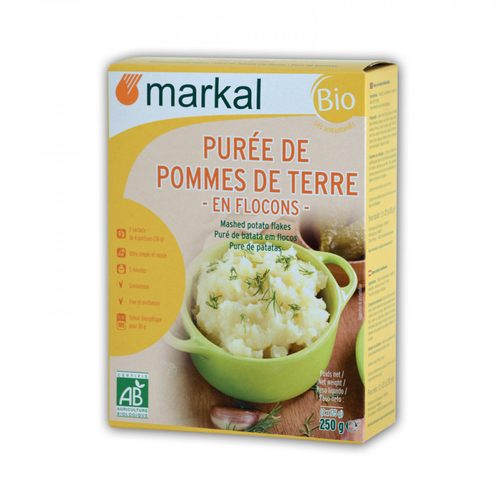 Purée bio flocons de pomme de terre 250g Course en ligne Cashbio