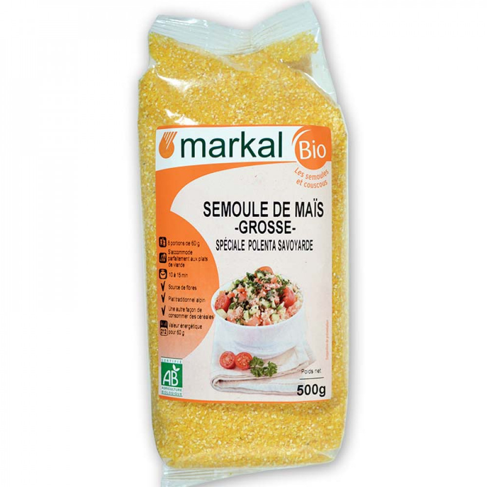 Semoule de maïs polenta instantanée 500g Course en ligne Cashbio